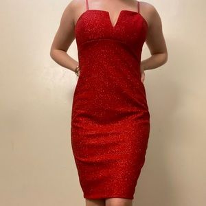 Red Sparkle Dress
